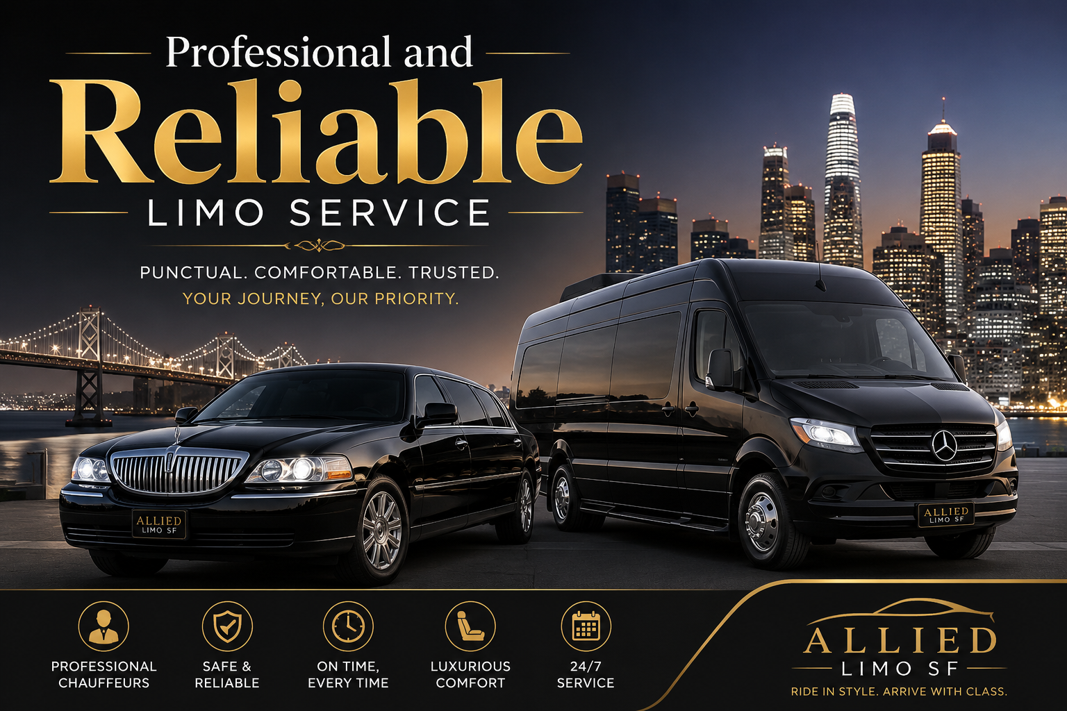 Professional and Reliable Limo Service | Luxury Airport, Corporate & Event Transportation